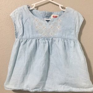 Kids light denim top